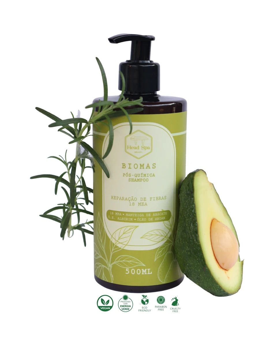 Shampoo Pós-Química — fotografia selecionada do produto